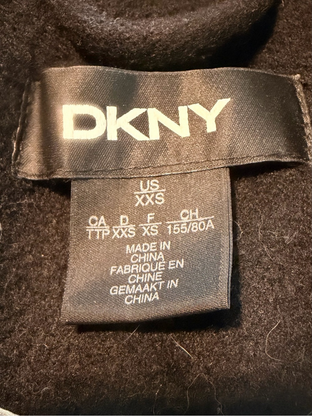DKNY Walker Wool Long Coat - Picture 5 of 6